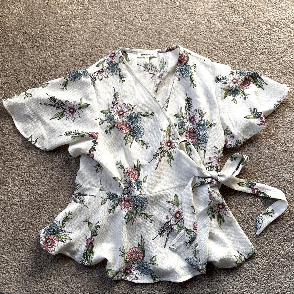 Monteau Wrap Blouse